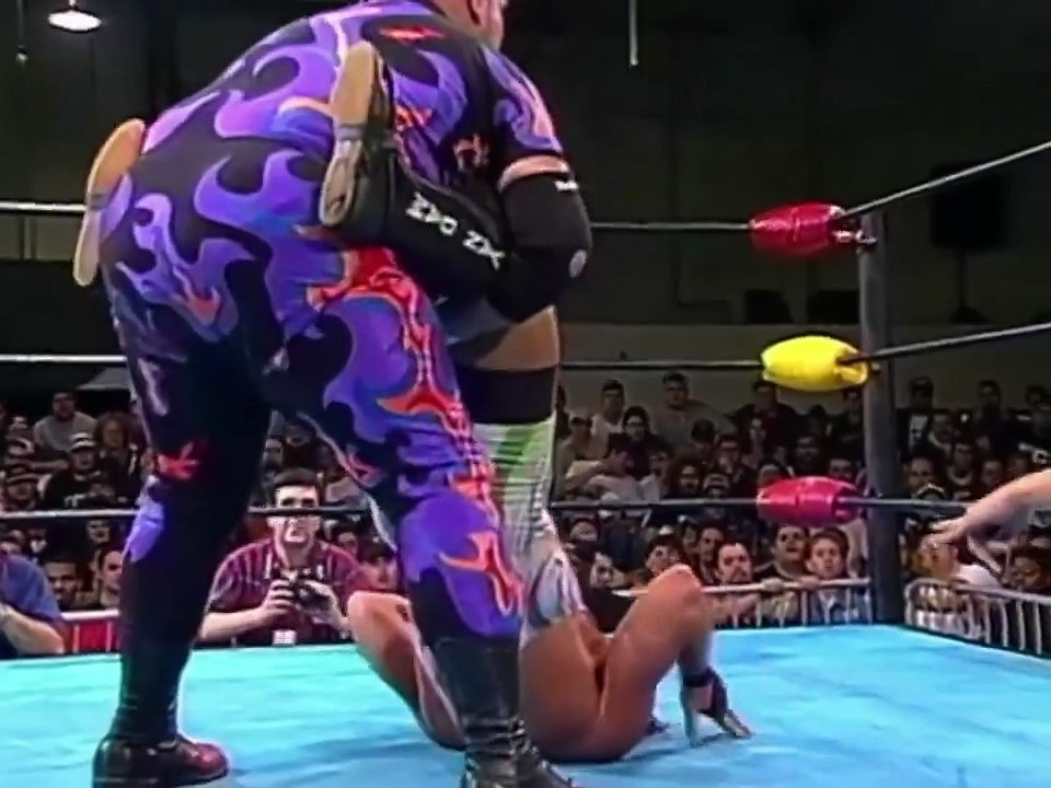History of ECW - Rob Van Dam vs Bam Bam Bigelow ECW House Party January 10th,
