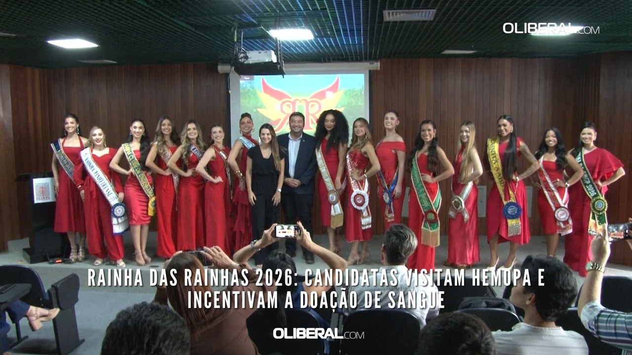Rainha das Rainhas 2026: candidatas visitam Hemopa e incentivam a doação de sangue