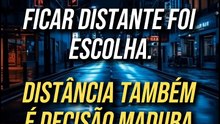 As vezes se distanciar é a melhor coisa a se fazer