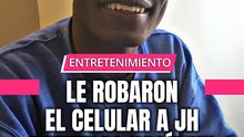 Le robaron el celular a JH mientras hacía un " En vivo" en Bogotá