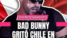 El "Conejo Malo" causó sorpresa total en Lima al gritar el nombre de Chile durante su primer concierto en Perú.