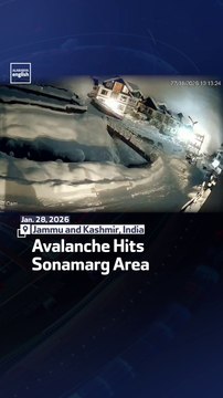 Avalanche Hits Sonamarg Area