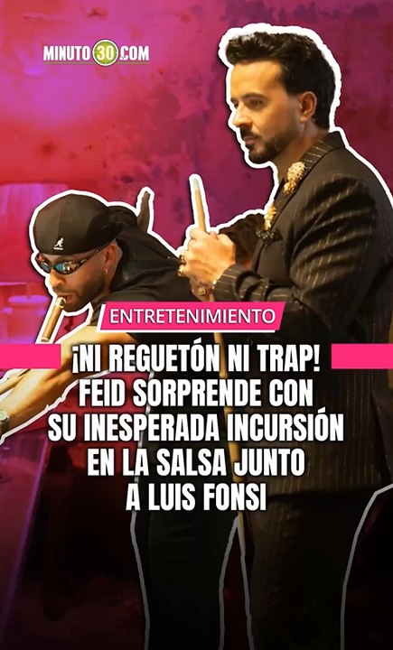 Feid sorprendió a todos sus fanáticos con el lanzamiento de "Cambiaré", su primera canción de salsa en colaboración con Luis Fonsi.