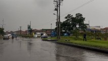 Fuertes lluvias generan encharcamientos y afectan la movilidad en Bogotá