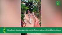 Fátima Bosch y Giannina Azar unidas en un desfile por el autismo en la República Dominicana