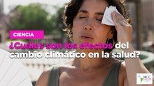 ¿Cuáles son los efectos del cambio climático en la salud?