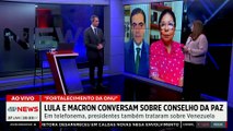 Lula e Macron conversam sobre Conselho da Paz; Denise, Dora e Vilela analisam