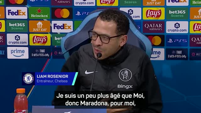 Chelsea - Rosenior rend hommage à Maradona avant Naples
