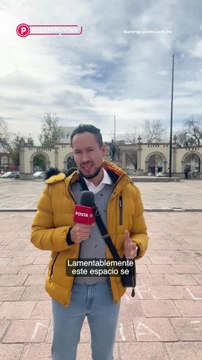 🏛️ Una de las plazas más representativas de Durango hoy enfrenta deterioro y vandalismo 🎨🧱