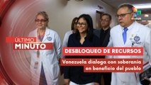 Avanza desbloqueo de recursos mediante el diálogo soberano entre Venezuela y EE.UU.