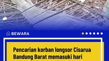 Longsor Cisarua Bandung Barat Hari Keempat 48 Jenazah Dievakuasi 30 Korban Teridentifikasi
