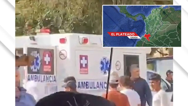 Terror en Cauca: detonación de drones con explosivos dejan un muerto y 15 heridos en El Plateado, Cauca