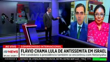 Em Israel, Flávio Bolsonaro chama Lula de antissemita