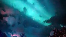 Nature Timelapse - Northern Lights in Lofoten Norway