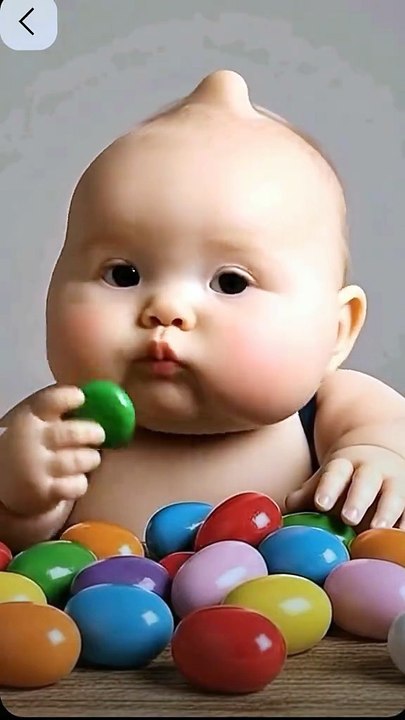 Cute Laughing Kid Meets a Friendly dudi dudi dam dam| AI Kids