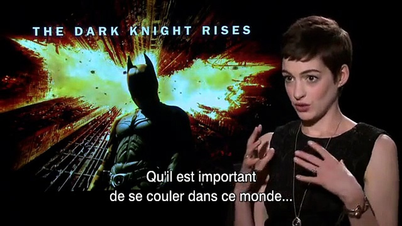 The Dark Knight Rises: Interview Anne Hathaway VO st fr