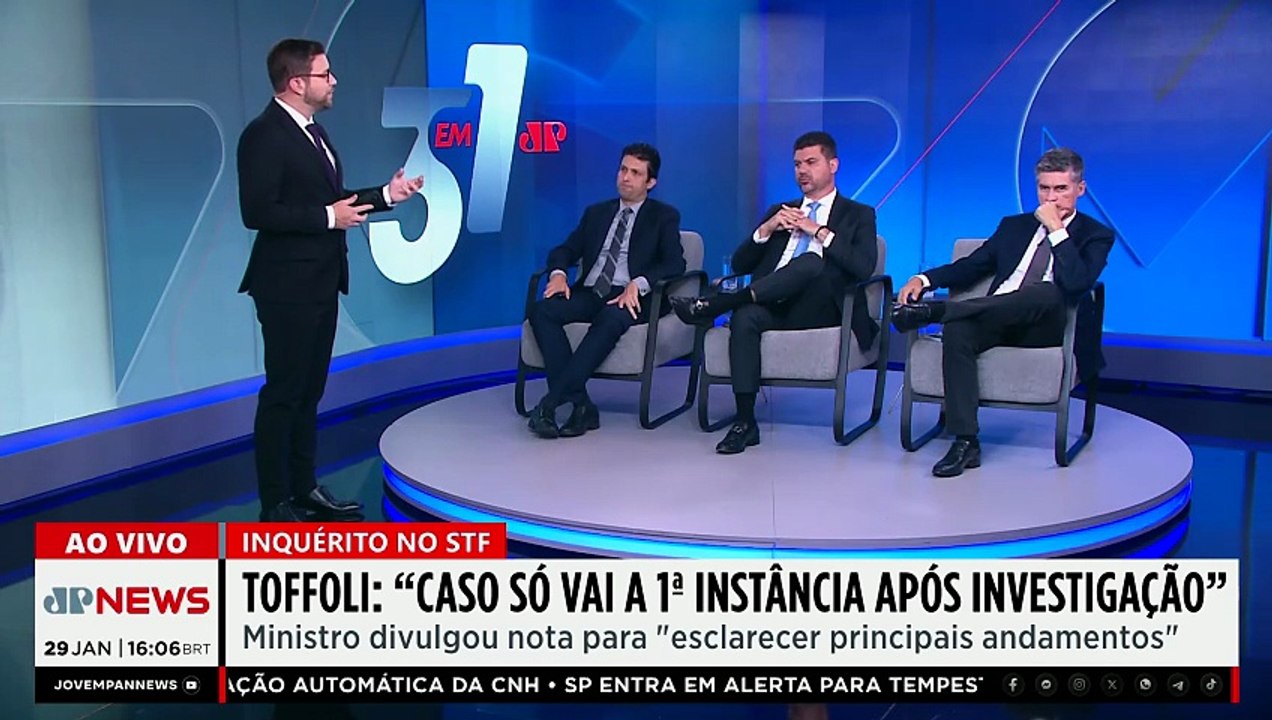 Toffoli diz que caso Master só vai à 1ª instância após investigações