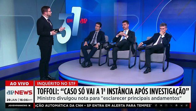 Toffoli diz que caso Master só vai à 1ª instância após investigações