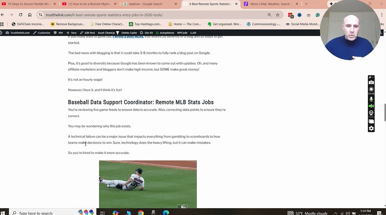6 Best Remote Sports Statistics Entry Jobs (Get Paid to Watch Sports!)