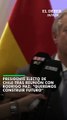 Presidente electo de  Chile tras reunión con Rodrigo Paz: 