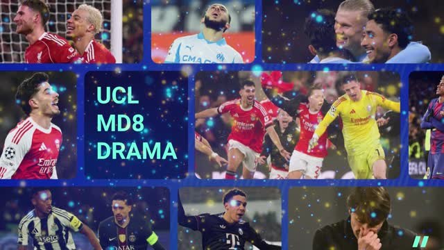 All the drama of UEFA Champions League Matchday 8