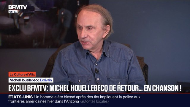 LA CULTURE D'ALIX - Absent depuis trois ans, Michel Houellebecq est de retour en chanson avec un album intitulé Souvenez-vous de l'homme
