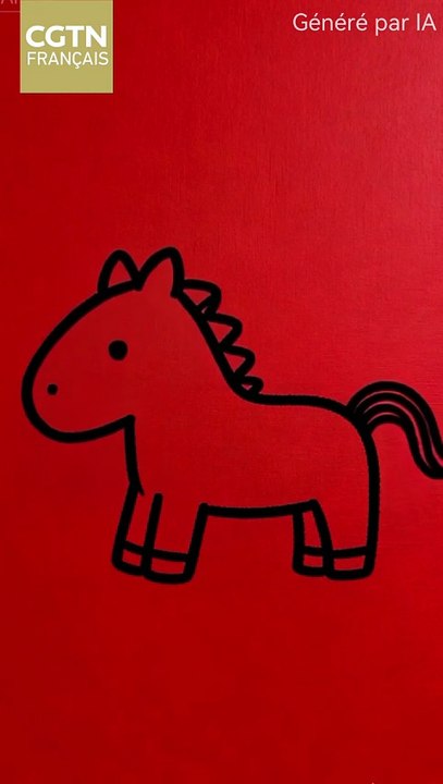 Même sans savoir dessiner, j’ai mon petit cheval