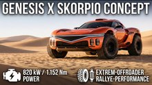 Genesis X Skorpio vs Porsche 911 Dakar? | Wüsten-Battle der Zukunft