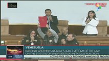 Venezuela´s National Assembly approves draft reform of the law of the investigative police function