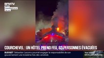 Courchevel : Les images de l'impressionnant incendie qui a ravagé cette nuit l'hôtel de prestige 