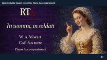 In uomini, in soldati (W.A. Mozart | Così fan tutte) Piano accompaniment