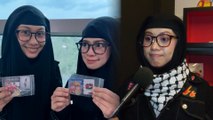 Semangat! Heliza & Hazwani Helmi ajak wartawan ikut naik kapal sertai GSF 2.0