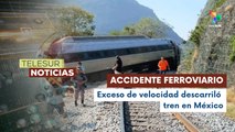 Fiscalía de México confirma exceso de velocidad en descarrilamiento fatal del Tren Interoceánico
