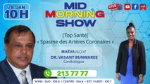 MID MORNING SHOW [ Top Santé ]: Maëva reçoit Dr. Vasant Bunwaree, Cardiologue
