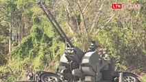 國軍春巡》35快砲、麻雀飛彈「彈砲合一」操演 低空無人機威脅剋星