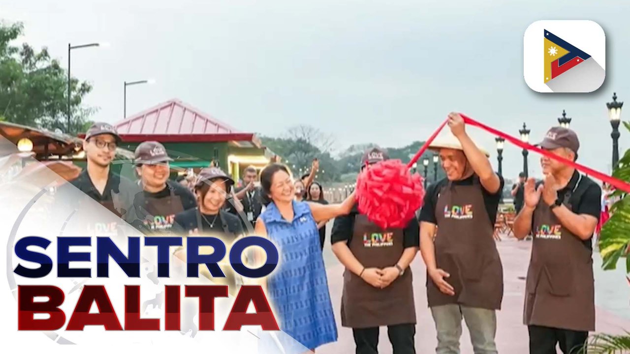 First Lady Liza Marcos, pinangunahan ang pagbibigay ng mas maganda at mas ligtas na kiosks sa mga nagtitinda sa Pasig River Esplanade | ulat ni Kenneth Paciente