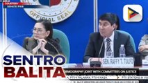 Ilang senador, nabahala sa bentahan online ng mga pekeng gamot at chocolate na may ilegal droga; FDA, inilatag ang mga aksyon | ulat ni Louisa Erispe