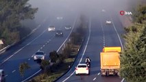 Muğla’da yağmur sonrası yoğun sis ulaşımı olumsuz etkiledi