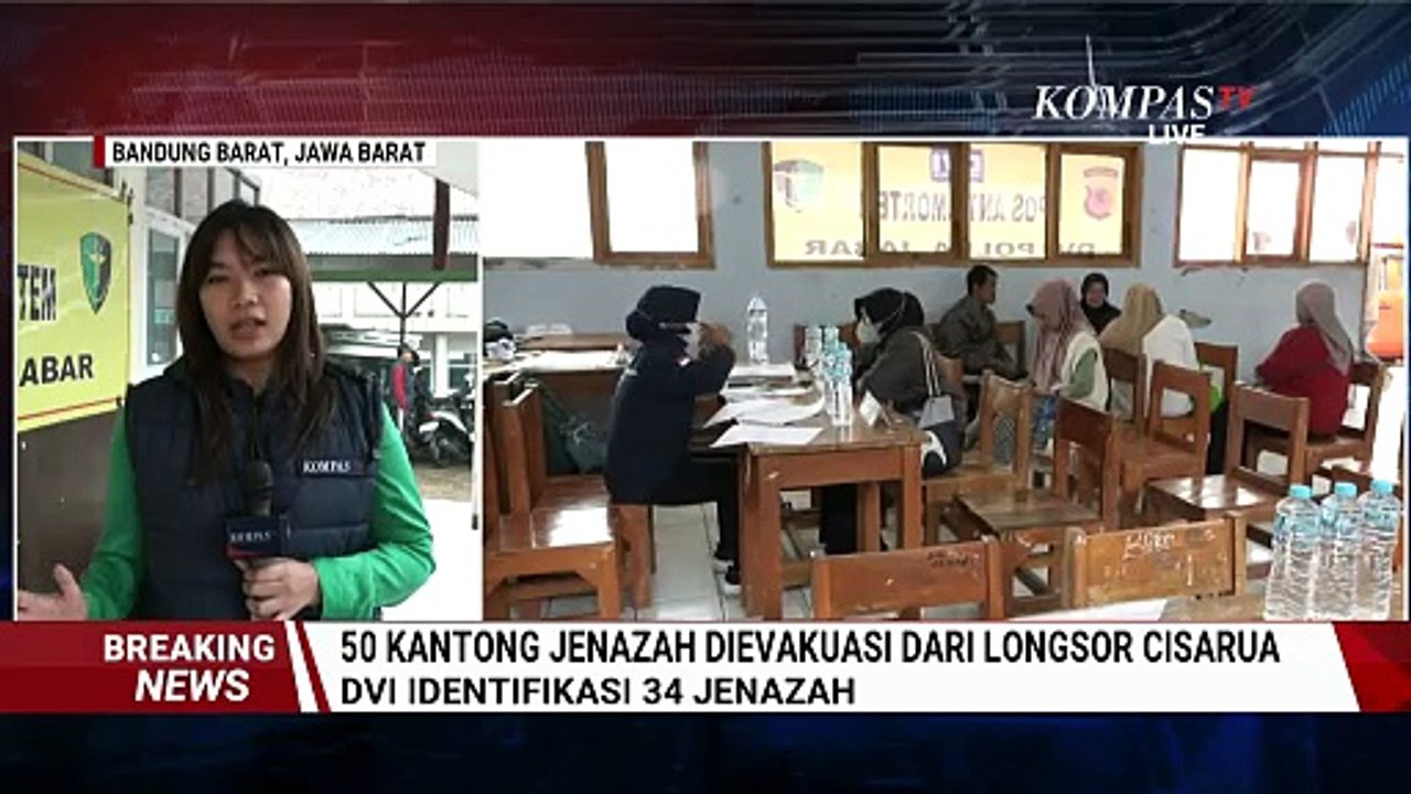 Suasana Keluarga Korban Longsor Cisarua Tunggu Hasil Identifikasi di Posko DVI Polda Jawa Barat