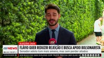 Flávio Bolsonaro busca reduzir rejeição sem romper com bolsonarismo