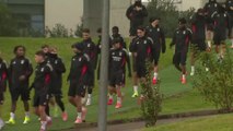Benfica train ahead of must-win match against Real Madrid in UCL