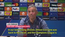 Take a spoonful of the UEFA Champions League - Paris Saint-Germain head coach Luis Enrique says the competition is the best 'medicine' for his players