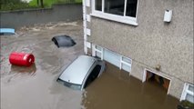Flooding in Dublin as as Storm Chandra hits island of Ireland