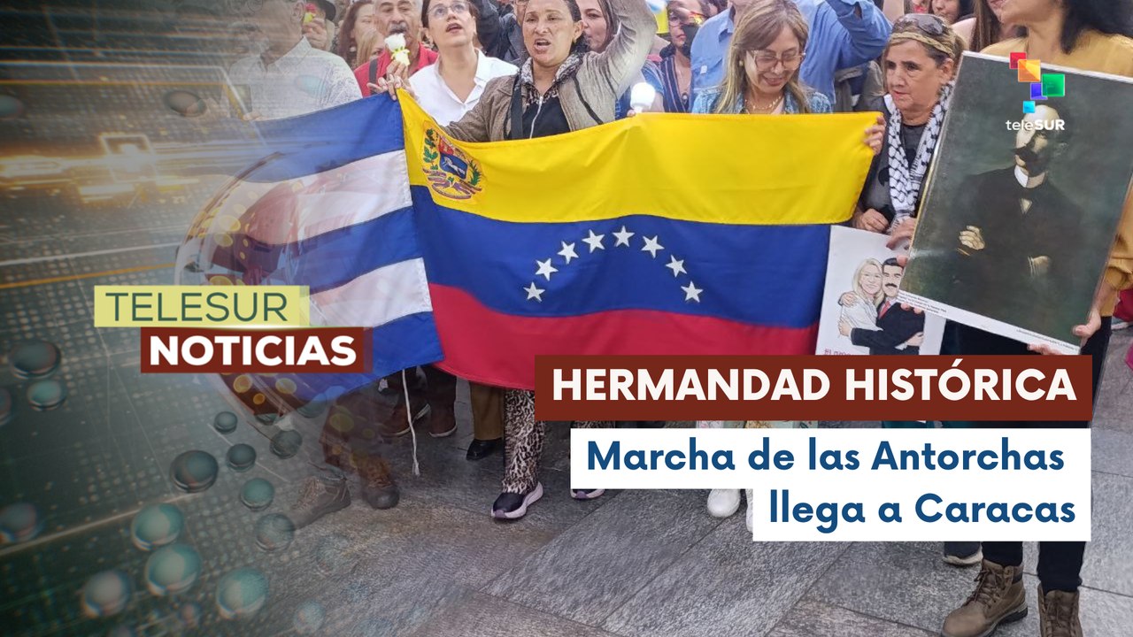 Venezuela y Cuba reafirman lazos de hermandad con Marcha de las Antorchas por José Martí