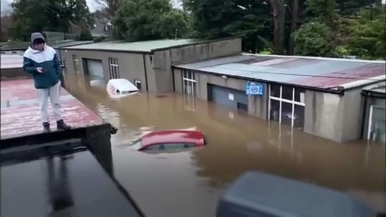 Hundreds of flood warnings and alerts follow Storm Chandra heavy rain
