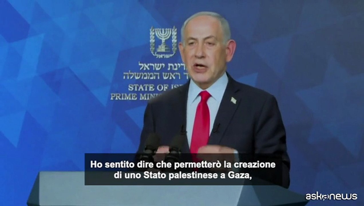 M.O., Netanyahu: lo Stato palestinese a Gaza non si realizzerà