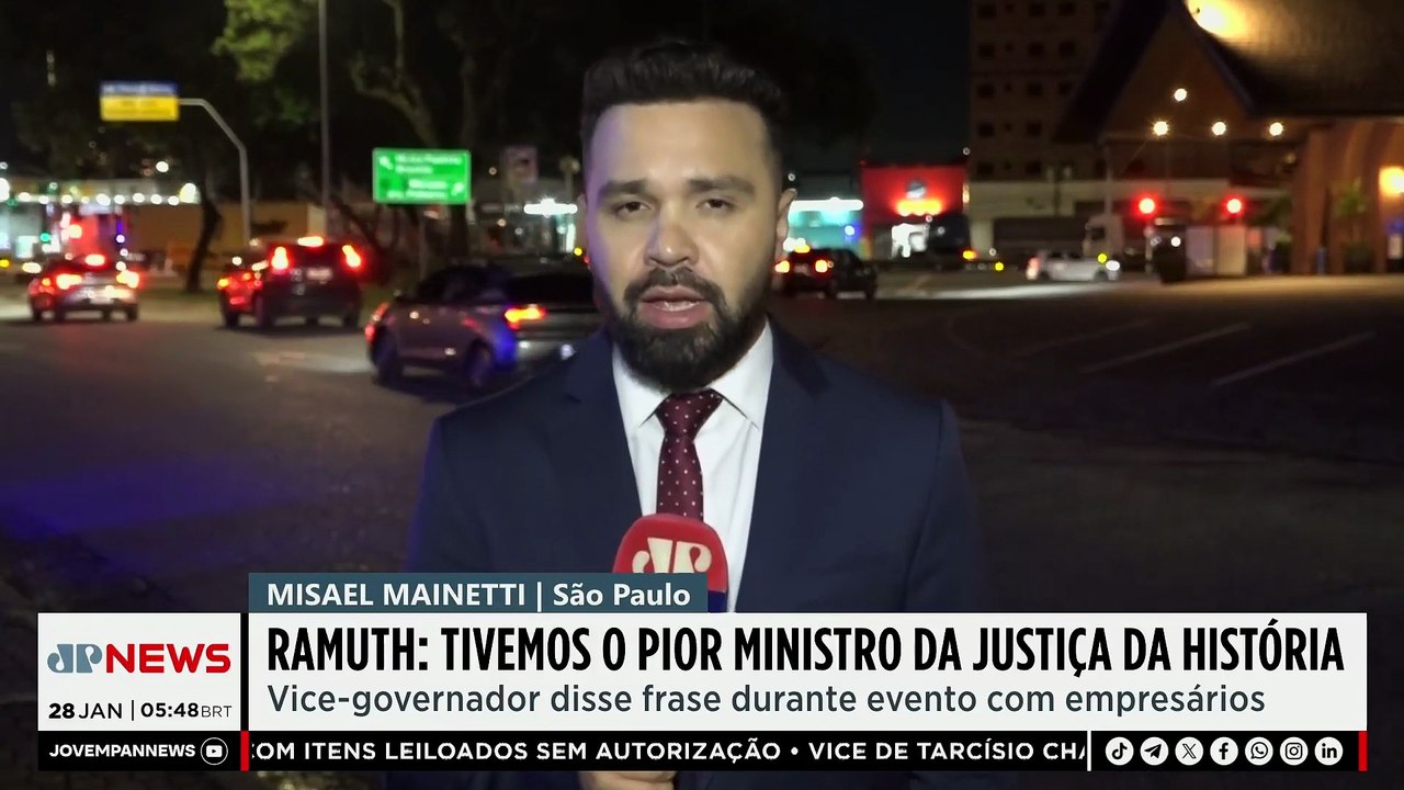 Vice de Tarcísio chama Lewandowski de pior ministro da Justiça da história do Brasil