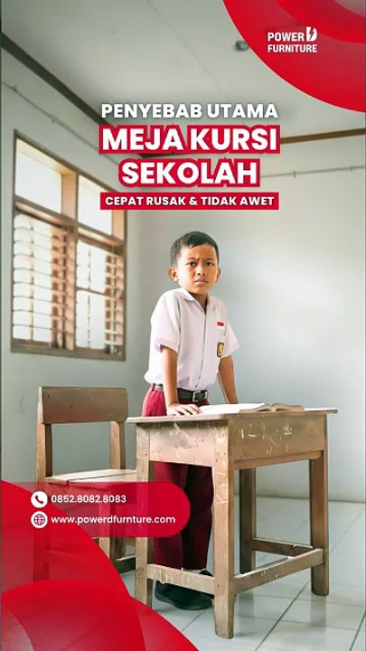 Sebab Utama Meja Kursi Sekolah Cepat Rusak⁉️