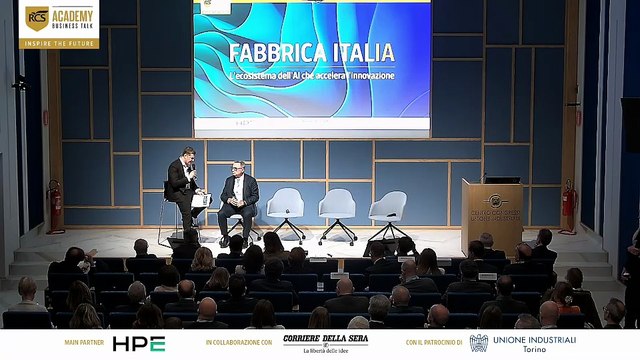 Claudio Bassoli (HPE Italia), Massimo Sideri (Corriere della Sera)