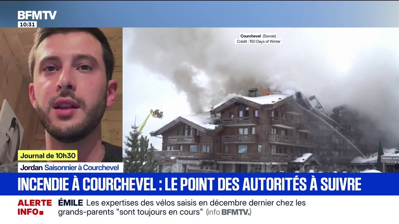 "On voyait énormément de pompiers arriver": 279 personnes ont été évacuées après l'incendie d'un hôtel de luxe à Courchevel